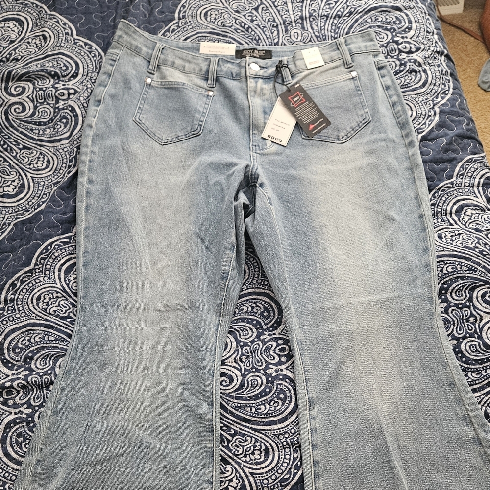 Judy Blue Light Blue Flare Jeans